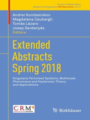cover image of Extended Abstracts Spring 2018